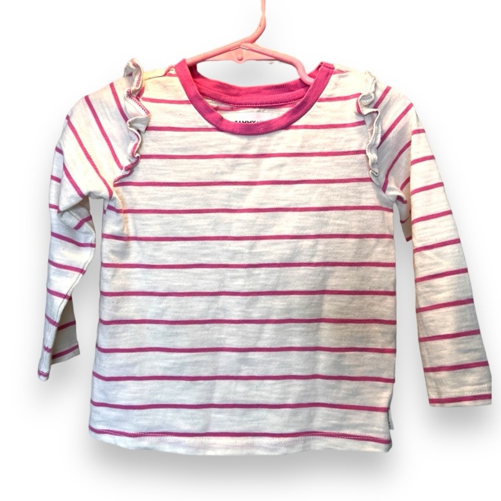 Sammy+Nat toddler girl long sleeve striped shirt 2T